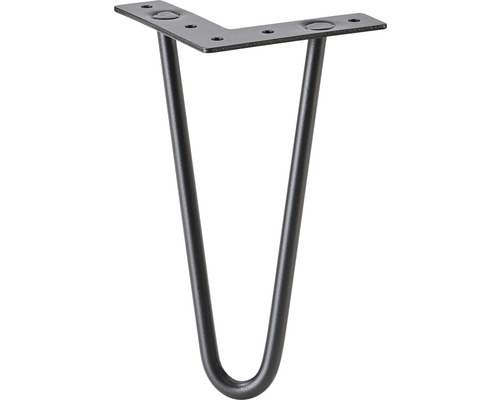 Tarrox meubelpoot SPIDER Hairpin Ø 58 x 200 mm zwart 1 stuk