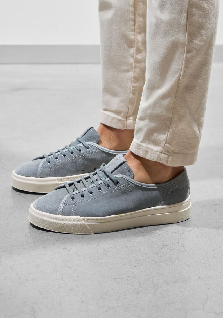 grijze santoni sneakers volee d