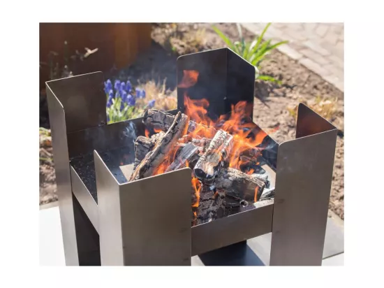 Foyer Hollola Gris Acier