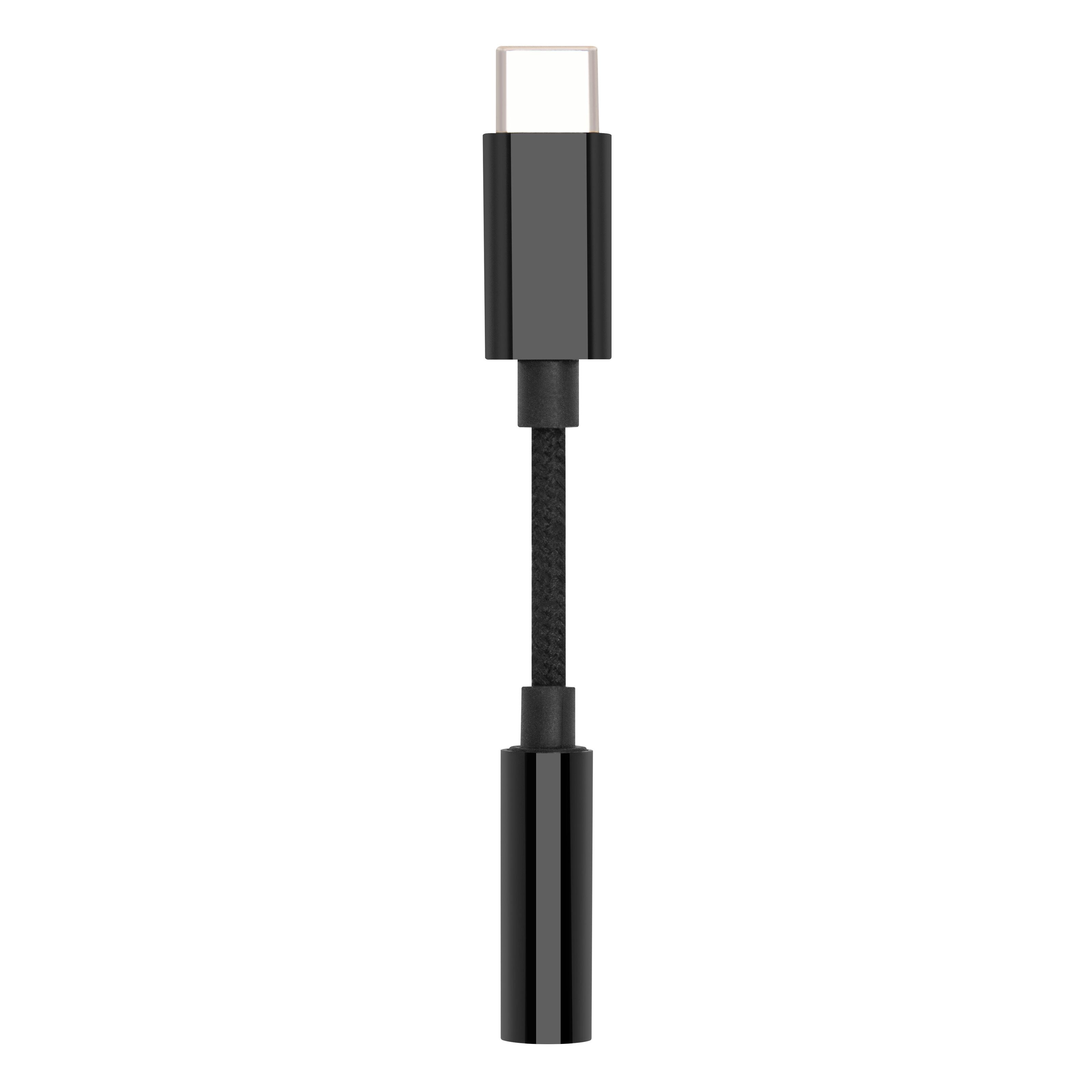 Linocell USB-C til 3,5 mm Svart