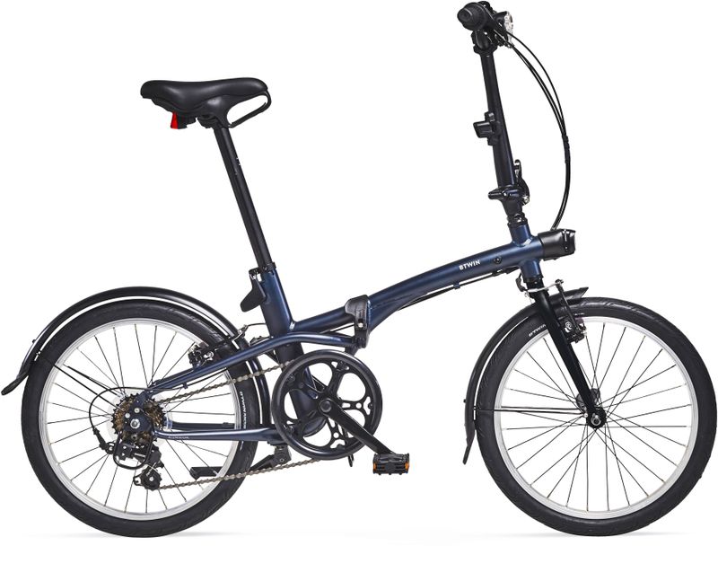 Vouwfiets fold 500 - Donkerblauw