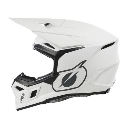 Casque cross O'Neal 3SRS - SOLID V24 2024 - Blanc