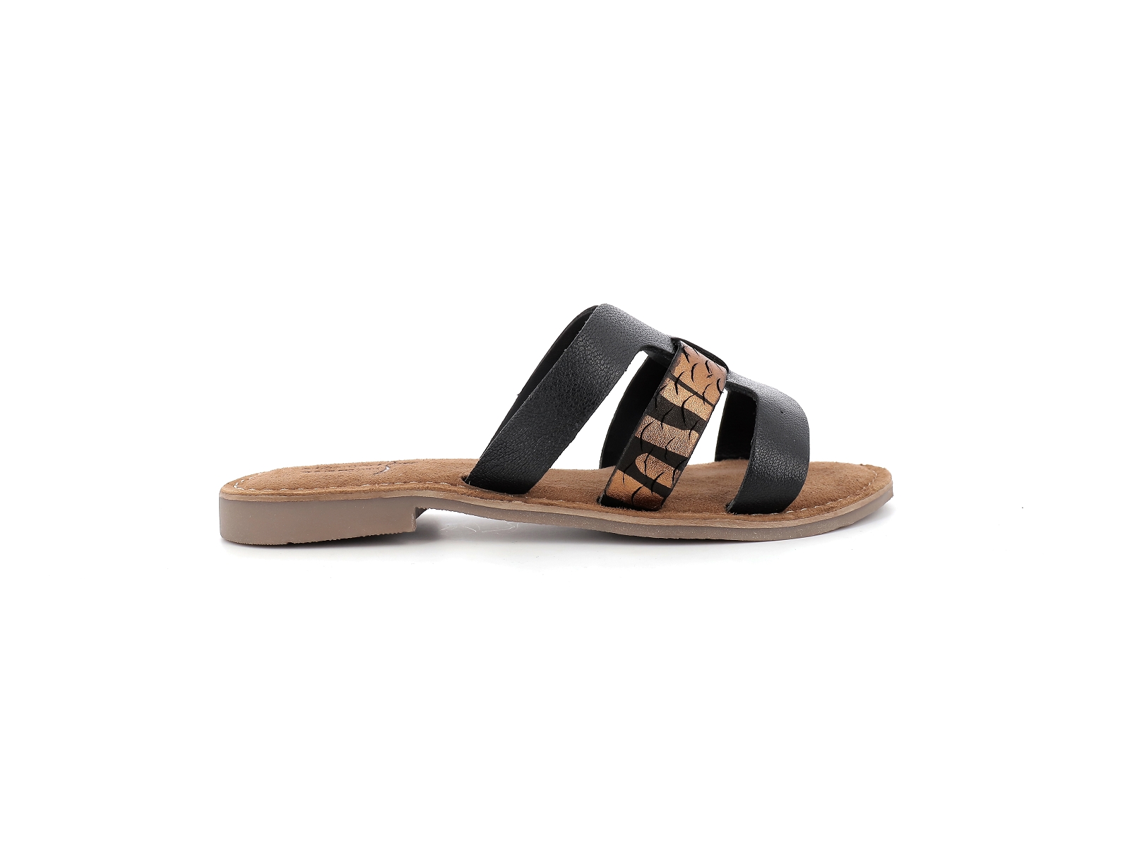 Metamorf ose-LACKY Cuir Noir