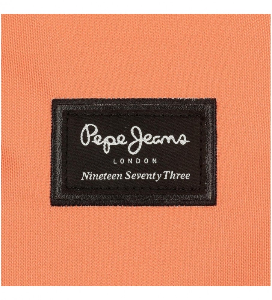 Estojo Pepe Jeans com três compartimentos 6334329 laranja