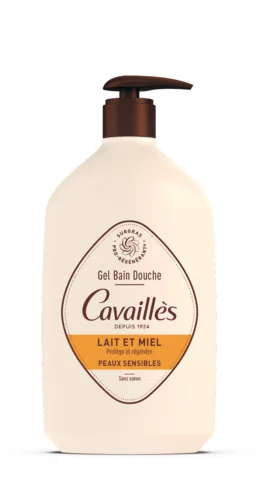 Gel Surgras Bain Et Douche Lait Et Miel Rogé Cavaillès - 1L