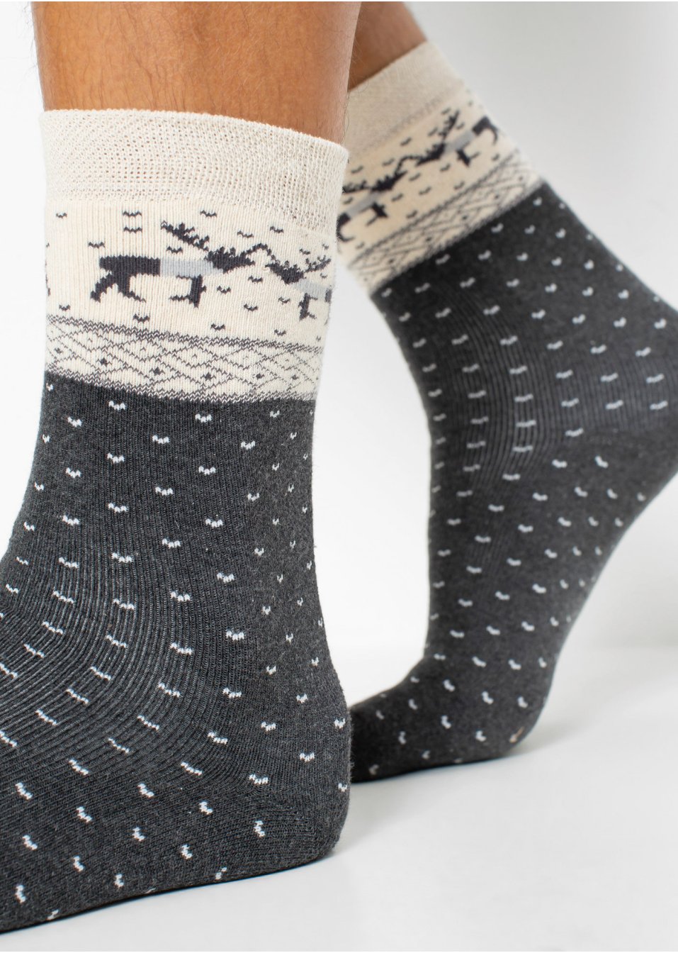 Lot de 3 paires de chaussettes thermo avec carte message pour cadeau