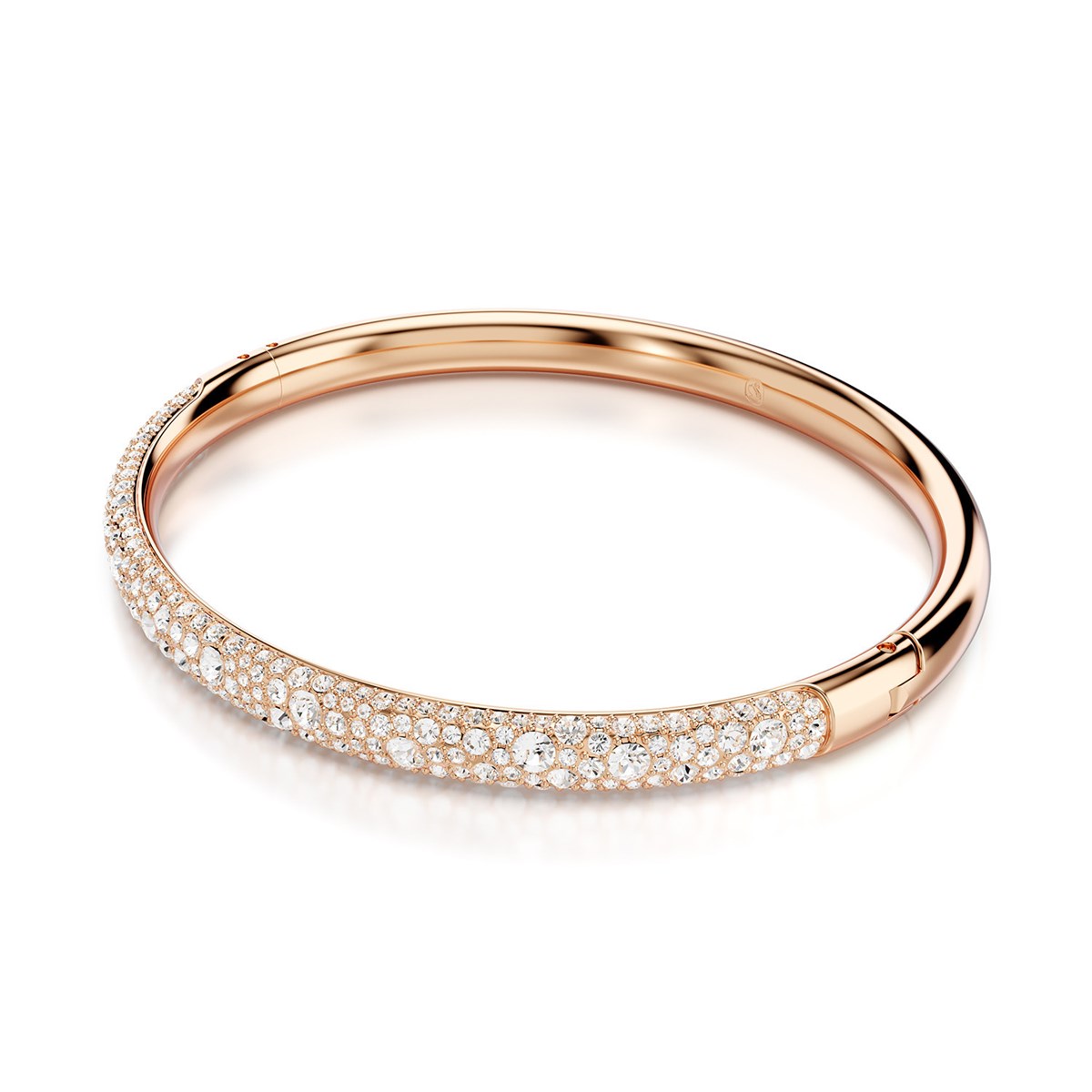 Bracelet jonc Swarovski Meteora rosé L