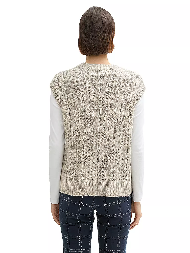 TOM TAILOR Pullunder beige