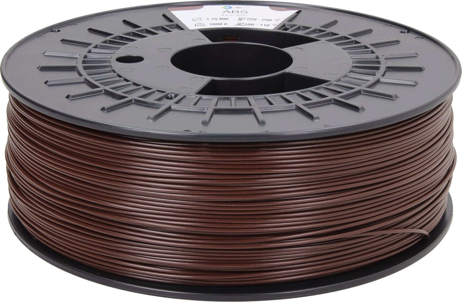 3DJAKE  ABS Braun, 1,75 mm / 1000 g    ABS Filament für industrielle Anwendungen in Braun