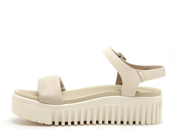 Art nu pieds plats femme brithon 1572 beige