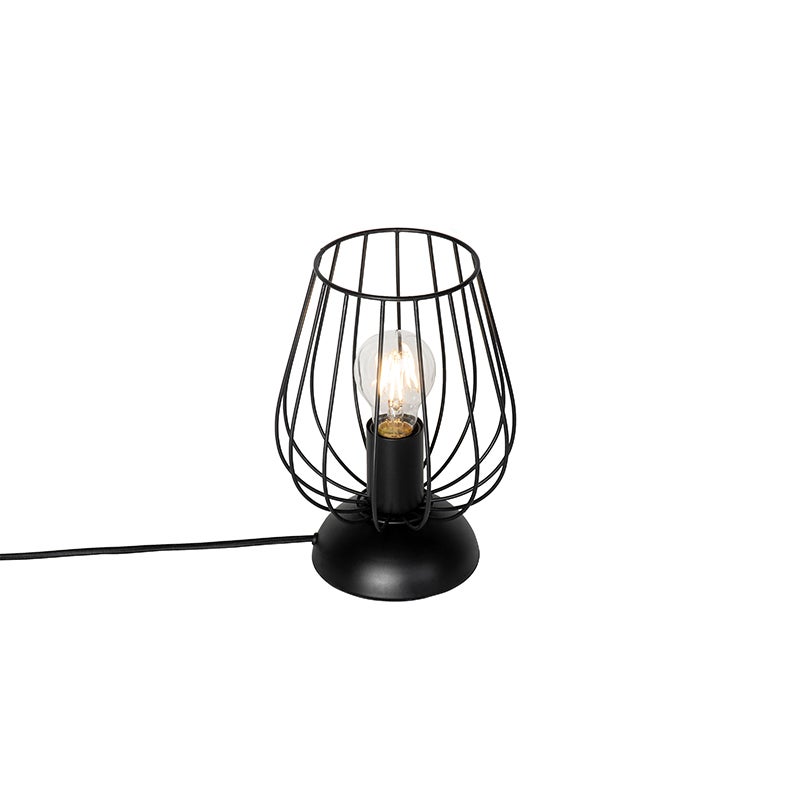 Moderne zwarte tafellamp - Palica