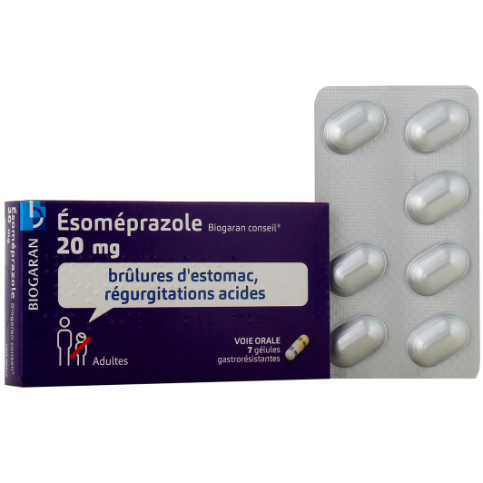 Esoméprazole - brûlures d'estomac, régurgitations acides
