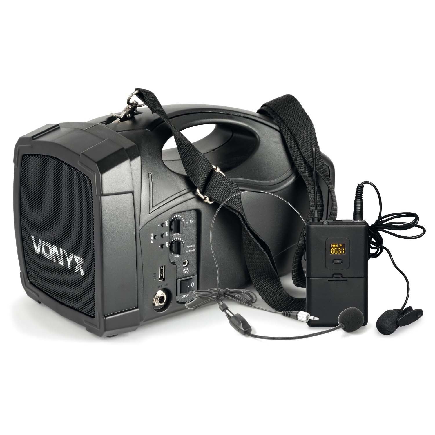 Vonyx ST012 draagbaar PA-systeem met draadloze microfoon