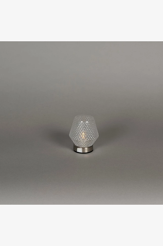 B/O Led-lys med glass 11 cm