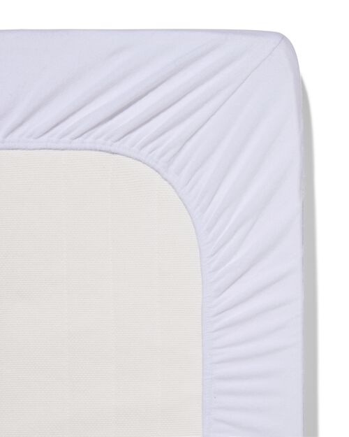 drap-housse boxspring molleton stretch 160x200 blanc