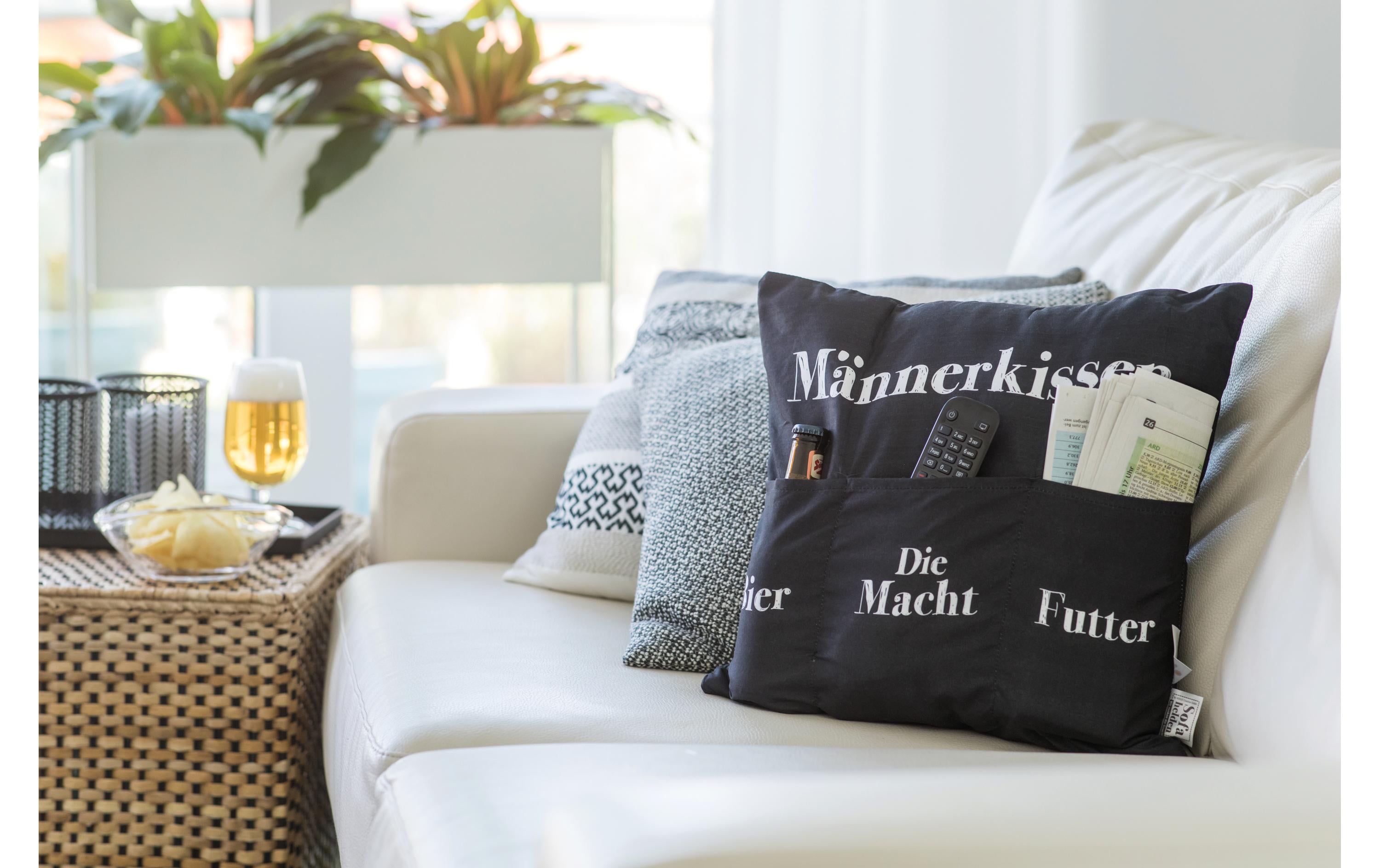 Kissen «Männerkissen» 40 cm x 40 cmKissen mit Füllung