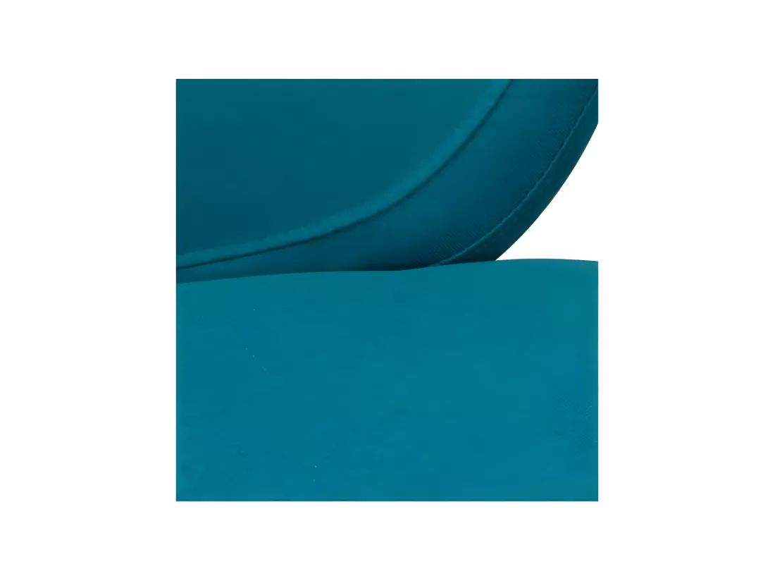 Fauteuil crapaud Tissu bleu canard - BANGKOK