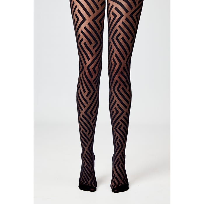 Emilio Cavallini-Panty geometric lines 20DEN - Cavallini