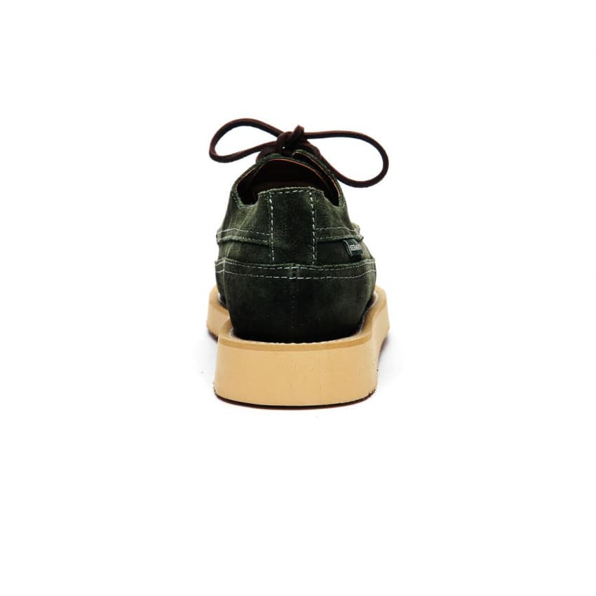 MAKWA SUEDE GREEN DARK DEPHTS-Mocassin en cuir pour homme