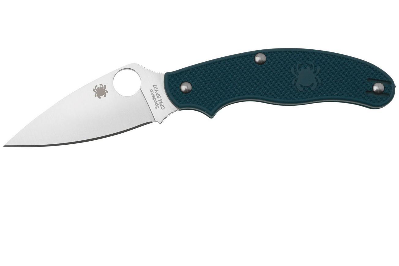 Spyderco UK Penknife CPM-SPY27 C94PCBL Cobalt Blue FRN, zakmes