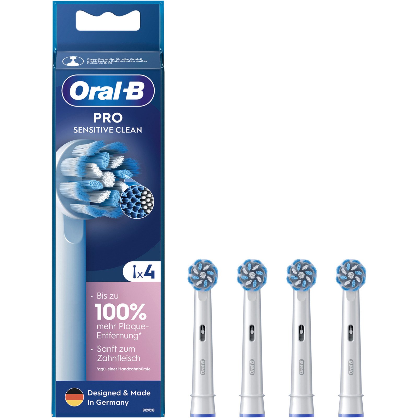 Oral B Aufstückbürsten sensitive clean, 4 Stück