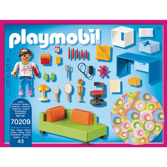 Chambre d'enfant avec canapé-lit Playmobil Dollhouse 70209