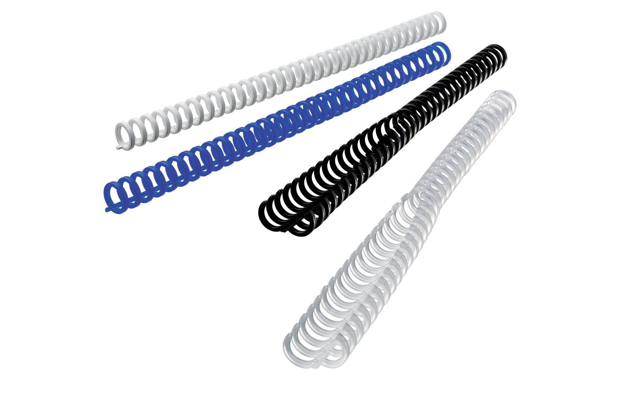 Binderücken ClickBind 8 mm Weiss, 50 StückBindung von Dokumenten, 50 Stk.
