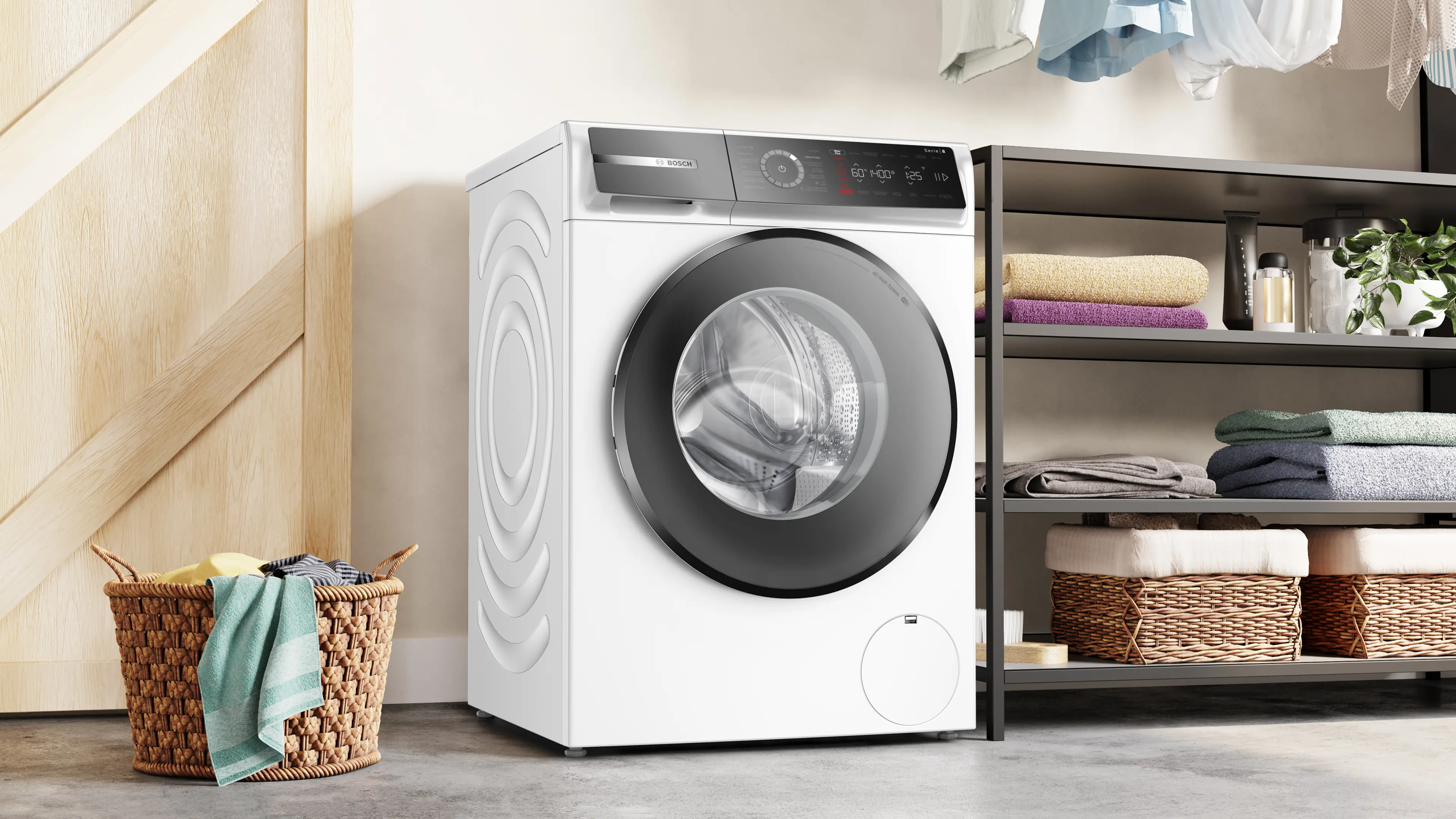 Serie 8 Wasmachine, voorlader 10 kg max. 1400 rpm