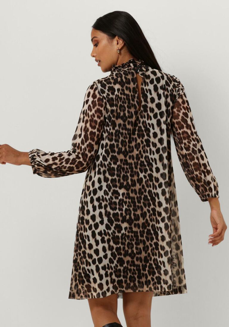 ANA ALCAZAR bruine ana alcazar mini jurk dress turtleneck