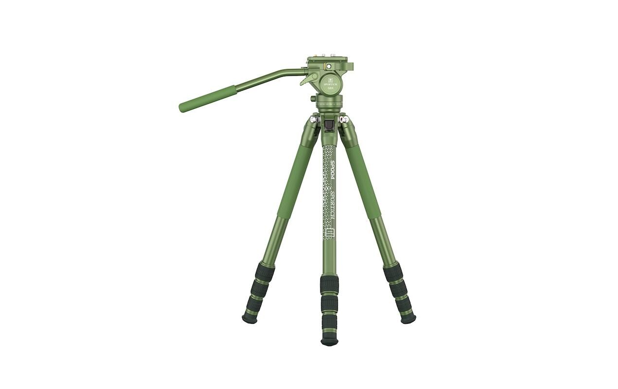 Stativ SP004+G5X Aluminium<br>Aluminium Tripod mit Video-Neiger