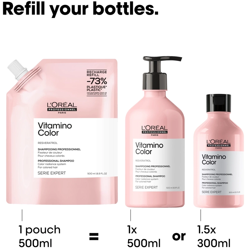 L'Oréal Professionnel Vitamino Color Shampoo Refill 500 ml