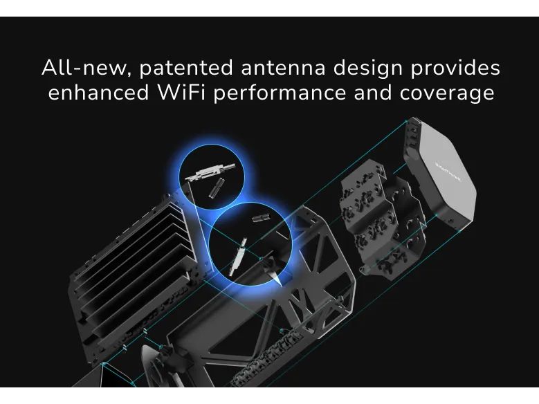 Netgear Tri-Band WiFi Router RS300-100EUS Nighthawk WiFi 7 Entfesseln Sie revolutionäre Leistungen