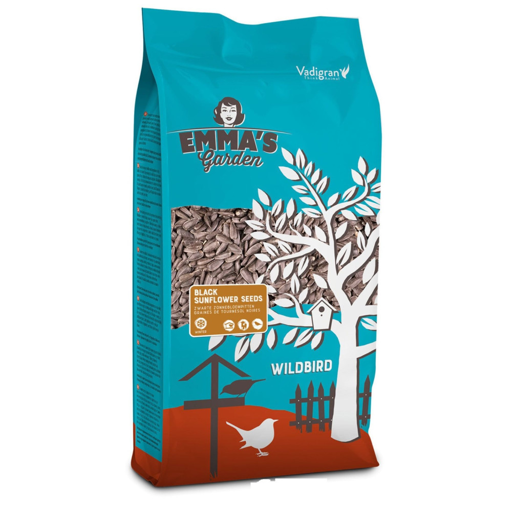 Graines de tournesol noires pour oiseaux sachet 700 gr
