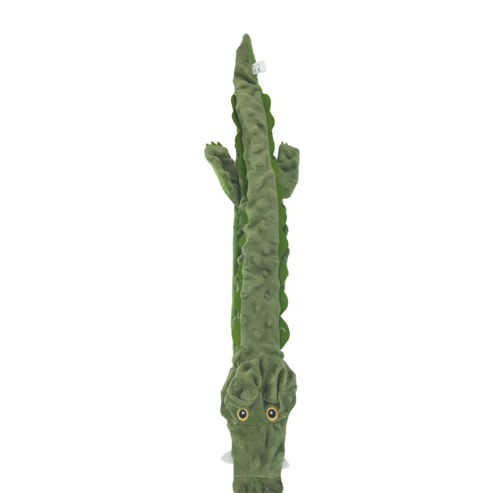 Jouet crocodile ruben vert 60 cm pour chien