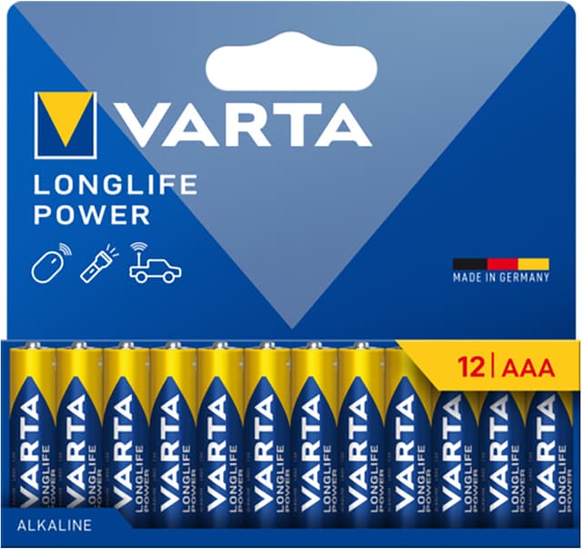 Varta Longlife Power AAA batteri 7042371 12-pack (blue)