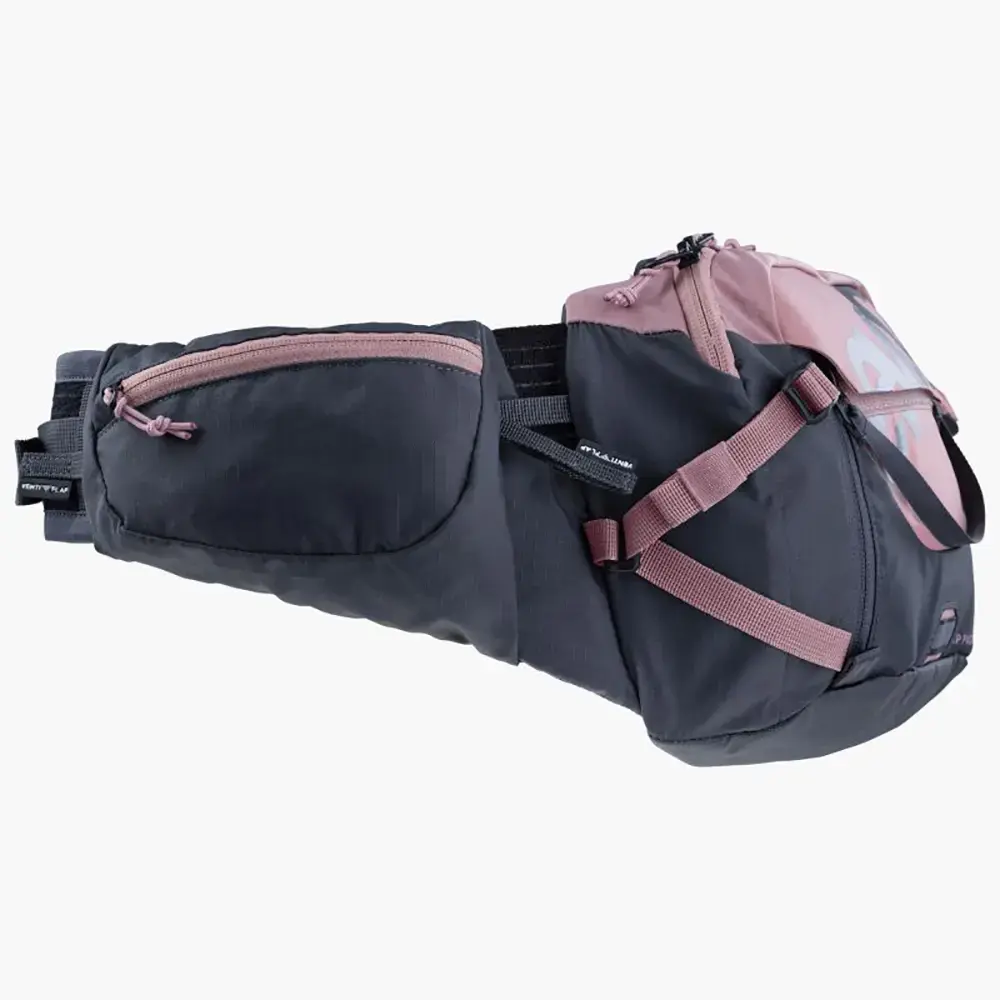 Evoc Hip Pack Pro 3L + 1.5L Bladder Drinkheuptas Roze/Grijs