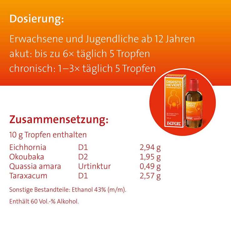 Digesto Hevert Verdauungstropfen, 30 ml