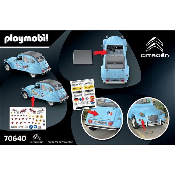 Voiture Citroën 2CV Playmobil 70640