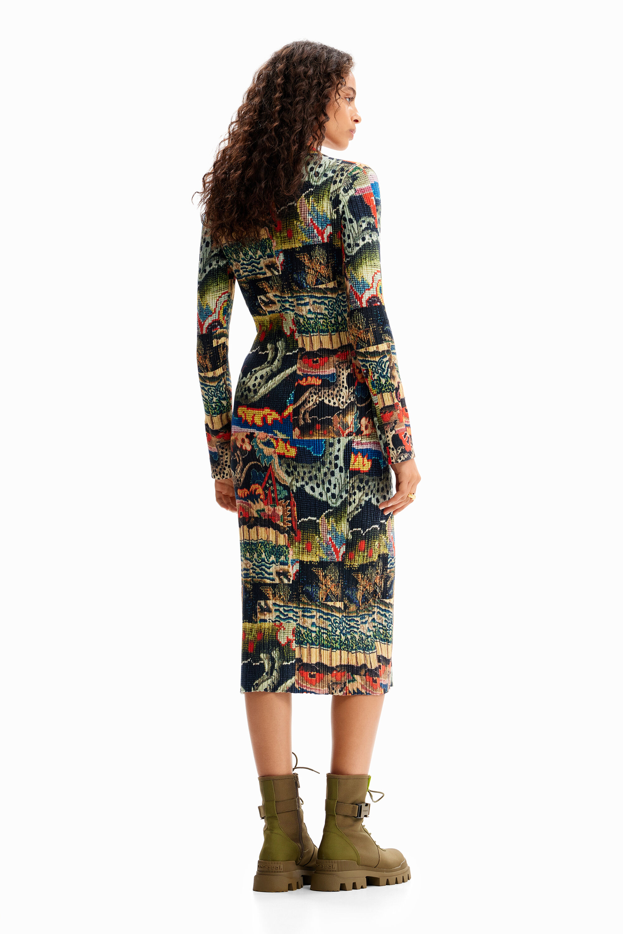 Robe midi tapisserie M. Christian Lacroix