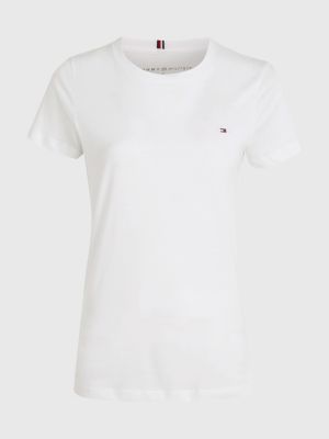 Camiseta Heritage com gola redonda