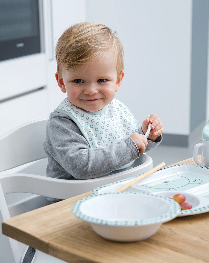 Lätzchen LITTLE CHUMS DOG 5er-Pack in mint/weiß