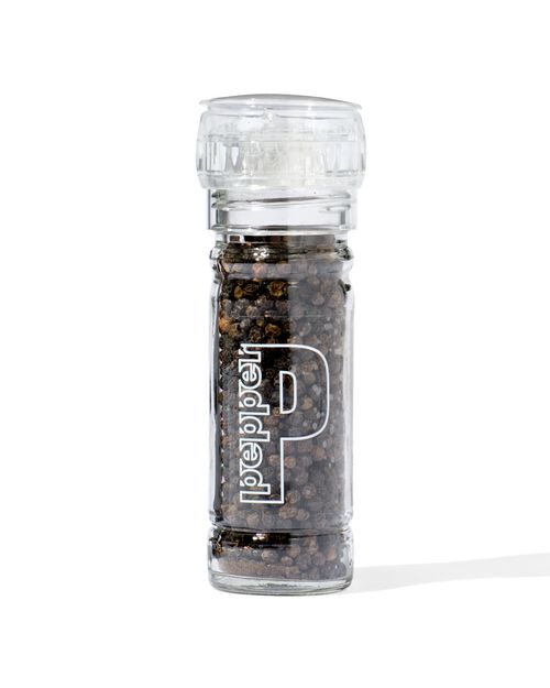 moulin à poivre avec grains de poivre noir 50g