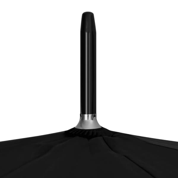 vidaXL Paraply svart 130 cm
