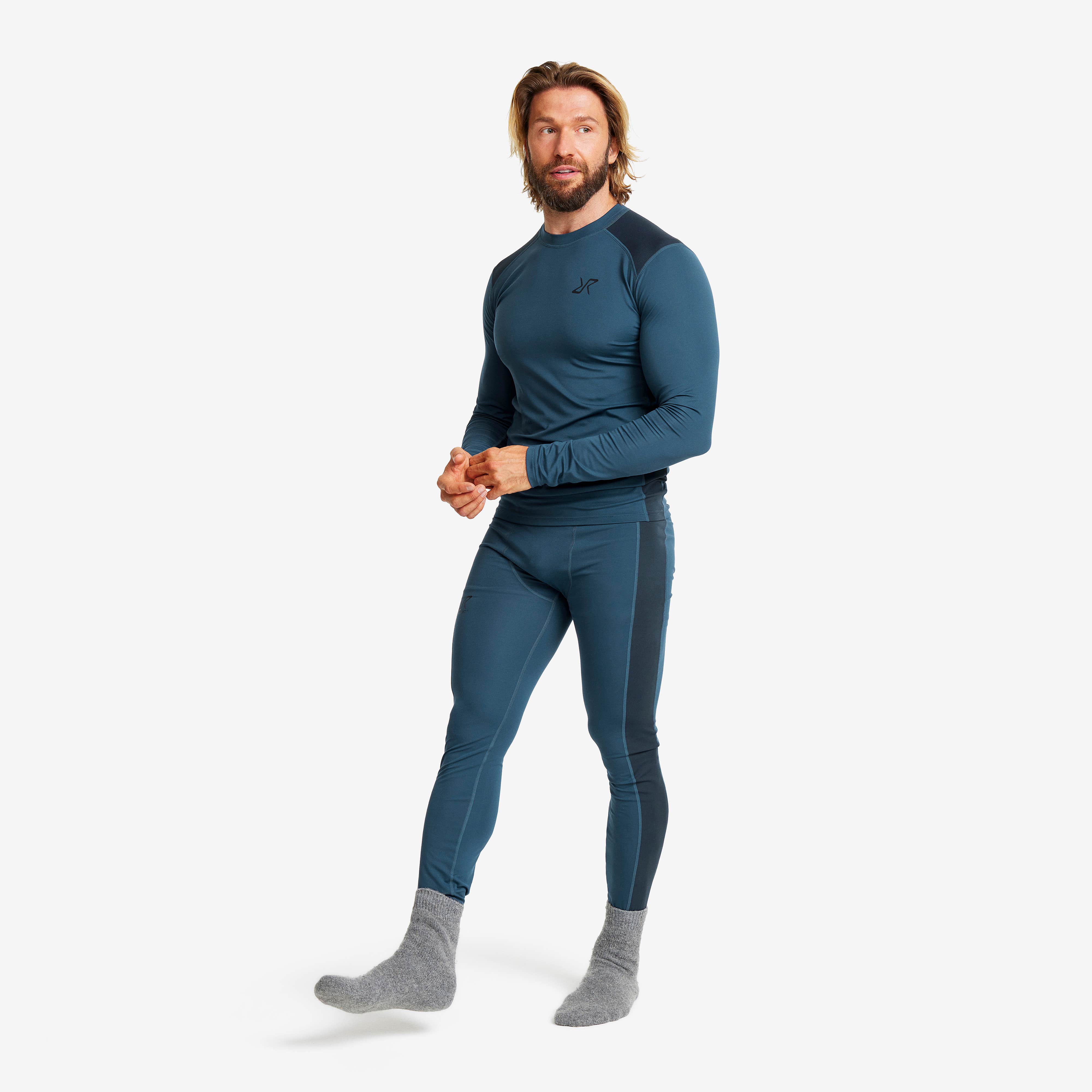 Uphill Pants Herre Moonlit Ocean/Blueberry
