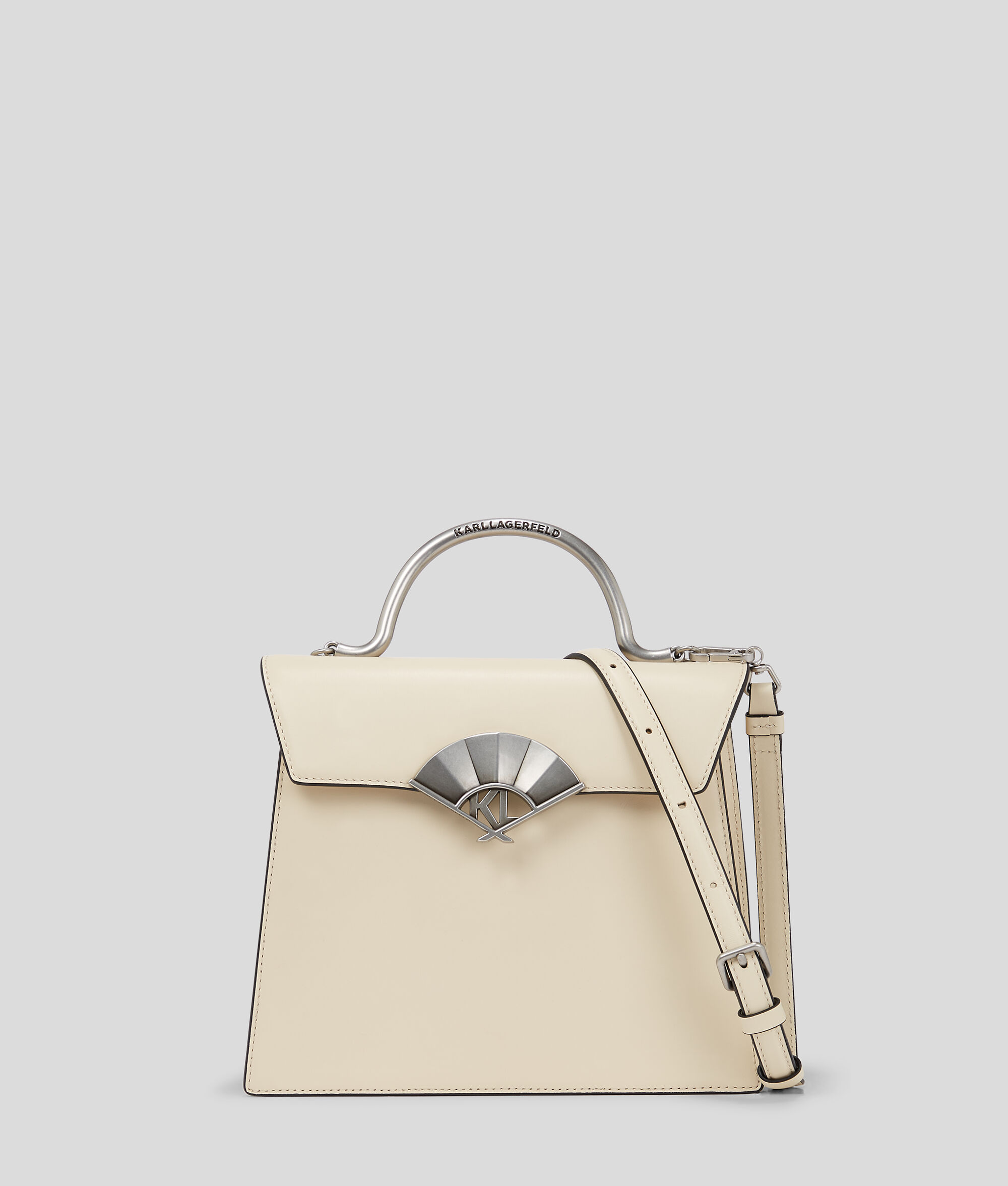 SAC À MAIN TAILLE MOYENNE À MOTIF ÉVENTAIL K/ARCHIVE