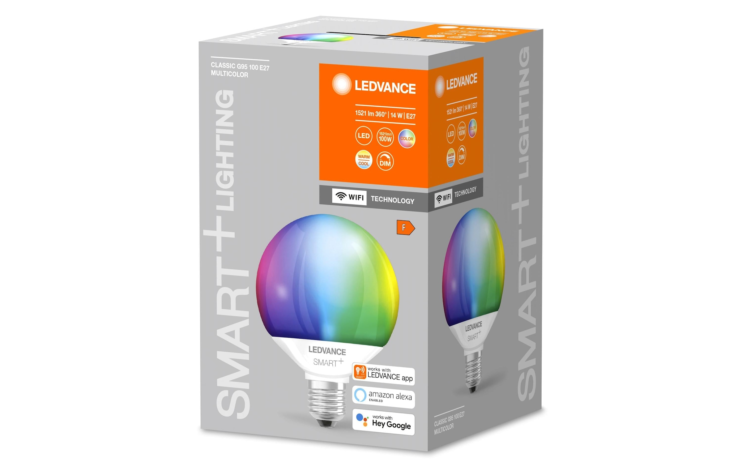 LED-Leuchtmittel »SMART+ Classic Globe, E27, 14 W, RGBW« E27 Farbwechsler