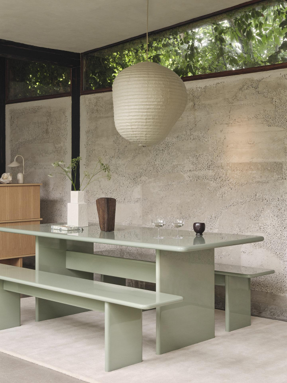Ferm Living Rink eetbank 200 Tea Green