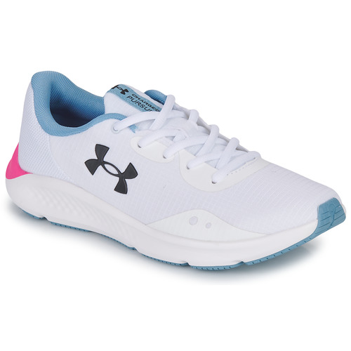 Under Armour - UA W CHARGED PURSUIT 3 TECH Blanco / Azul / Rosa