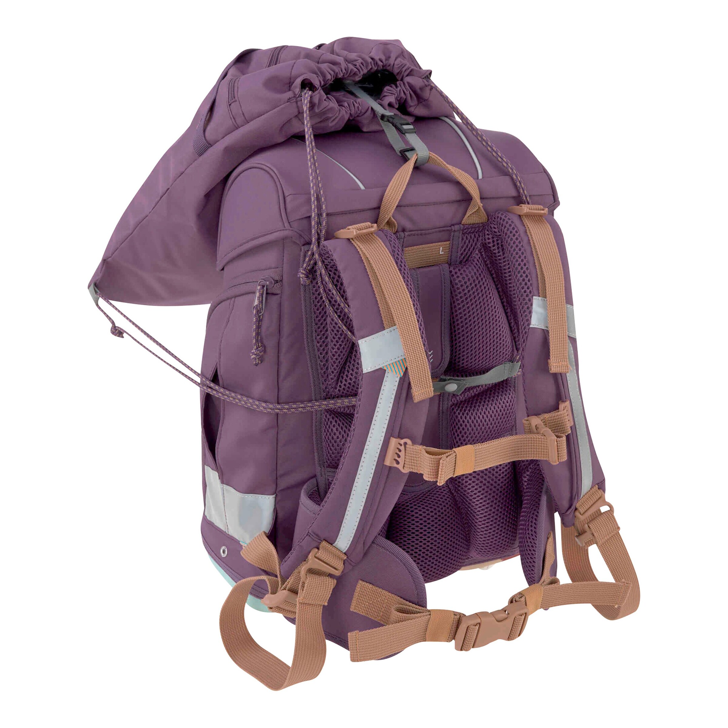 Lässig Schulranzen-Set Boxy Unique 7-tlg. purple
