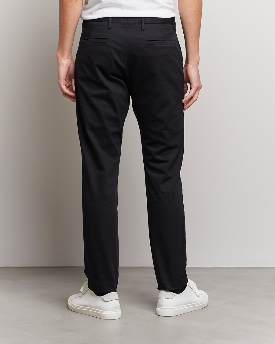 NN07 Theo Regular Fit Stretch Chinos Black